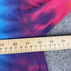 Louisiana Tie Dye Long Sleeve T Shirt Mens XL Rainbow Spiral Hippie Festival Y2K