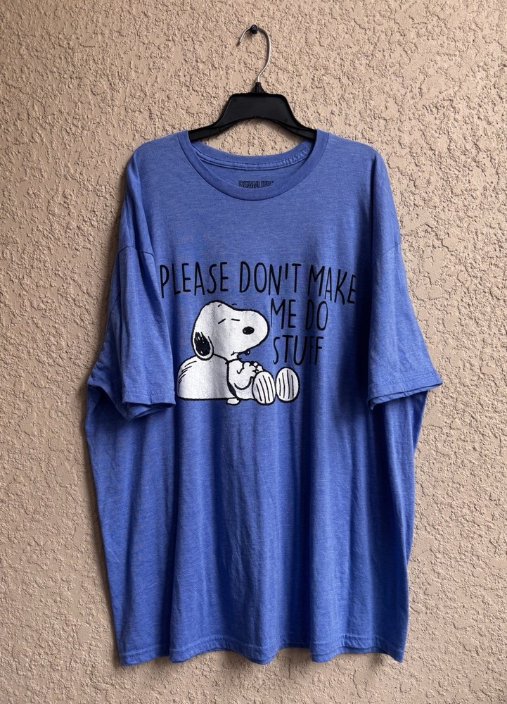 Peanuts Snoopy “Please Don’t Make Me Do Stuff”