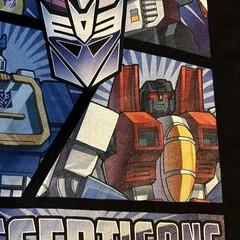 Transformers Decepticons T-Shirt Men’s XL Licensed by Hasbro Black Gildan 16-2