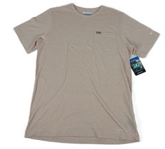 Columbia Men’s Thistletown Hills Pocket Tee T-Shirt Peach Blossom Heather-Small