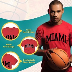 BROOKLYN VERTICAL 2-Pack Mens Basketball Short Sleeve T-Shirt with Chest Print|