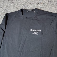 Helmut Lang The Artist Series Adrienne Salinger Mens L Black Long Sleeve Tee