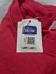 Georgia Bulldogs Men Shirt XL Red Short Sleeve Crew Neck Solid Hanes New