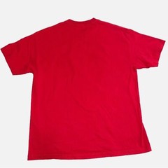 Original Rufnek Ruff and Tuff Dog Graphic Mens T-shirt Red Size XL Short Sleeve