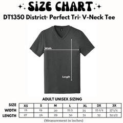 District® Perfect Tri® V-Neck Tee Style DT1350 Sizes XS-3XL Men’s