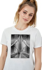 New York City T-shirt Yrk City Brooklyn Bridge Vintage Shirt