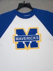 Dalas Mavericks Shirt Adult Extra Large White Blue Basketball NBA 3/4 Sleeve Men