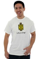 Life Is Crap Hunting Humor Joke Hunter Gift Mens Casual Crewneck T Shirts Tees