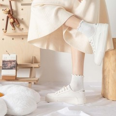 Women’s Ruffled Ankle Socks – Super Soft Breathable Frilly Socks for Mary Jan…