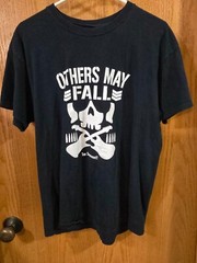 Others May Fall T- Shirt Black Logo Short Sleeve Size Large (F51)