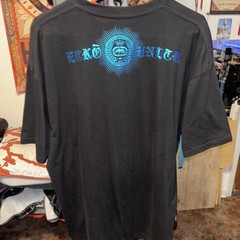 Ecko Unltd T Shirt Large Blue Foil Logo