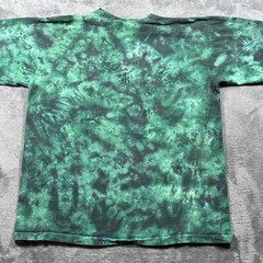 Vintage 90s Hulk Universal Studios Hollywood T-Shirt Men XL Green Tie Dye Marvel