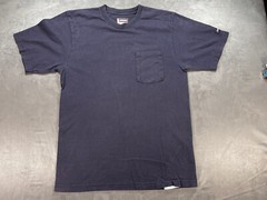 Medium Black Perfectly Faded Pocket Work Shirt Sleeve Hit Dickies