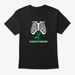 Soft Scoliosis Warriors T-Shirt Made in the USA Size S to 5XL