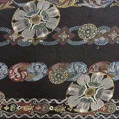 VTG 2XL Unisex Adult T Shirt Black Art Deco Ornate Floral Intricate Boho USA