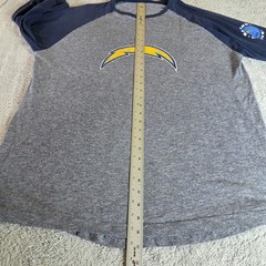 Rare San Diego Chargers 1960 Sleeve Hit Tee XL – Distressed Soft Grunge Raglan