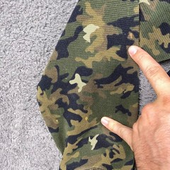 Polo Ralph Lauren Mens XL Camouflage Camo Waffle Knit Long Sleeve Shirt