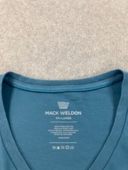 Mack Weldon Light Weight 100% Cotton Tee Shirt (Men’s XXL) Blue