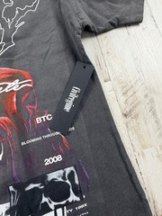 Civil Regime Men Oversized Tee Size Large Grey Ritual Part 2 Skeleton Skull NWT