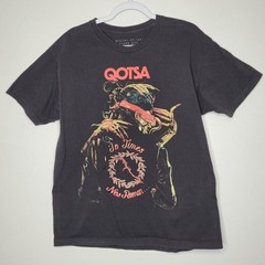 Queens of the Stone Age The End is Nero Tour Black T Shirt Tee Men’s large