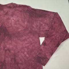 The Mountain Mens XXL Gecko Lizard Graphic Tie Dye Long Sleeve T Shirt Hand Dyed
