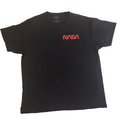 NASA Meatball Logo 7 Historic Space Programs Men’s XL F&B Print T Shirt USA Flag