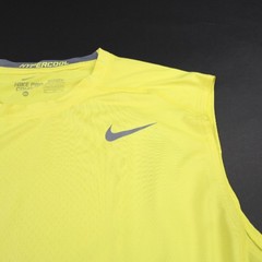 Nike Pro Combat Sleeveless Shirt Men’s Yellow New without Tags XL