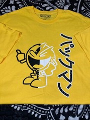 Pac Man By C-Life Group Men’s Yellow Graphic T-Shirt Size X-Large