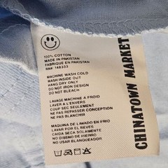 Chinatown Market Blue Mens Size Large T Shirt 8 Ball New w/ 1 small Defect