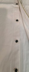 Atryone Men’s Vintage Button Up Shirt TAN Embroidered Guitar Blue Size XLarge
