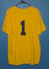 EvoShield Savannah Bananas TShirt 2XL Mens Yellow #1 Baseball Short Sleeve