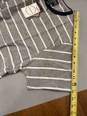 PX NOLAN STRIPED T- SHIRT, SHORT SLEEVE, BRAND NEW, 100% COTTTON.