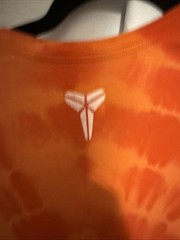 Nike LA Kobe Tie Dye T-Shirt Men’s Large Orange Pink Spiral Graphic Tee