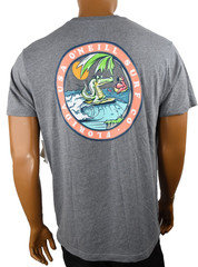O’Neill Mens T-Shirt New XL Gray Short Sleeve Crew Neck Back Logo Graphic