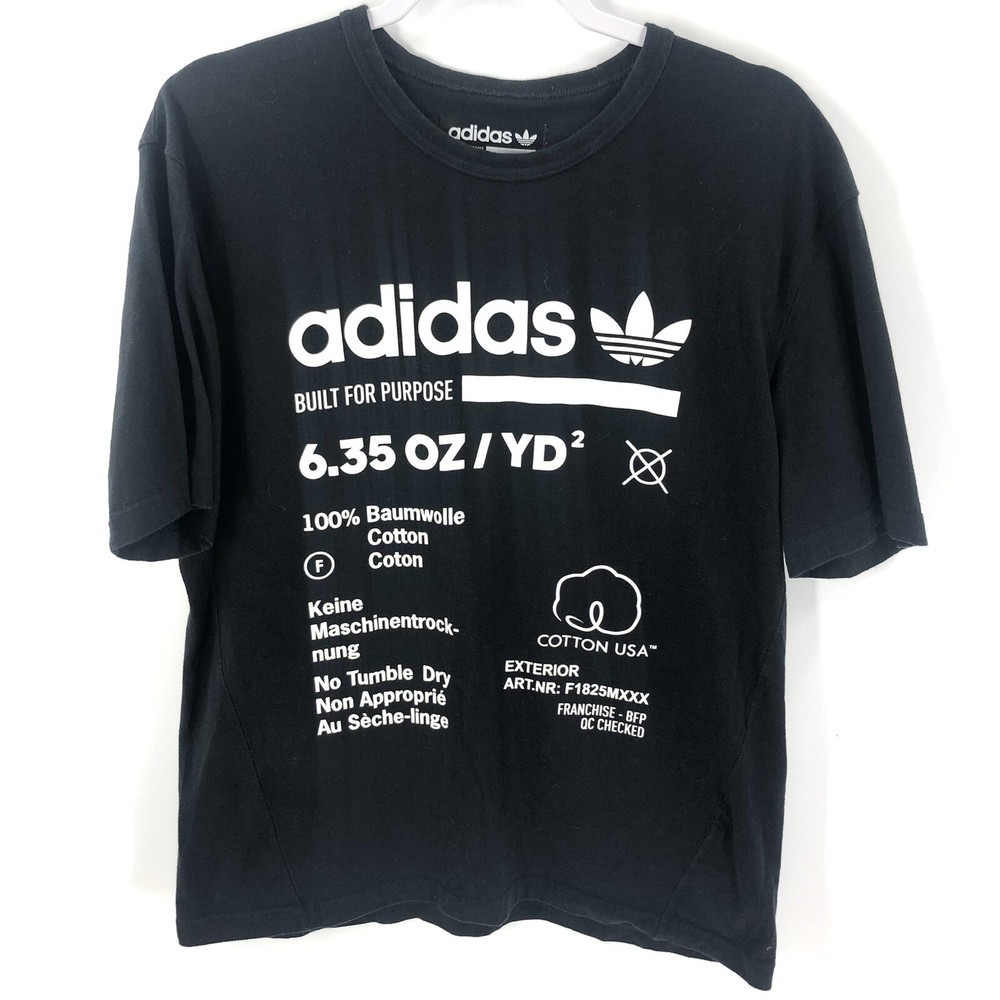 Adidas Originals Kaval Graphic Shirt Mens Small Streetwear Casual Cotton Classic