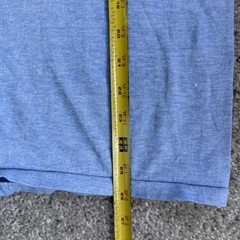 Vintage 70s 80s Florida Palm Trees Shirt Mens Med Blue Ringer Tee Beach Tropical