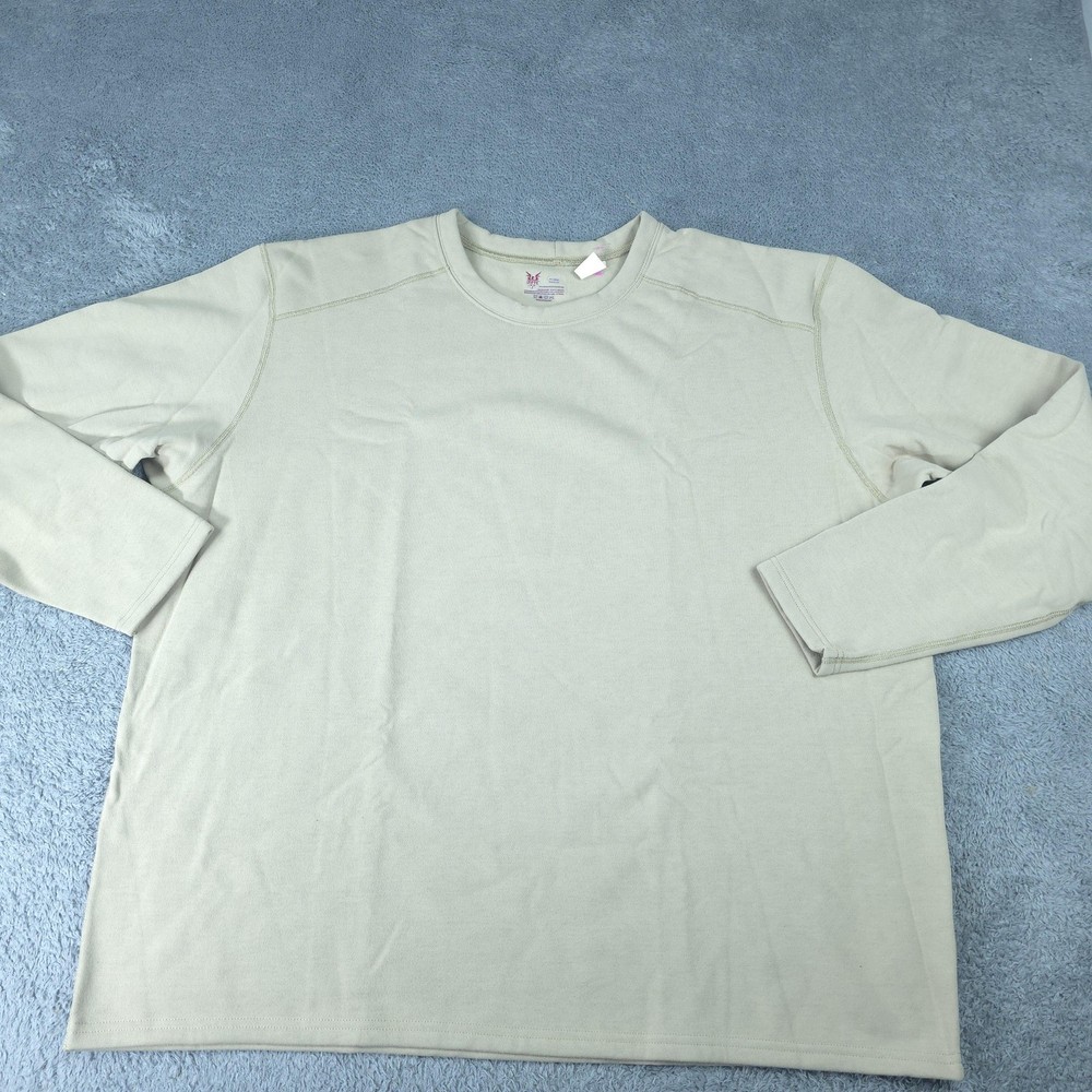 DRIFIRE Shirt Mens 2XL Beige Flame Resistant Long Sleeve FR Workwear Tee T-Shirt