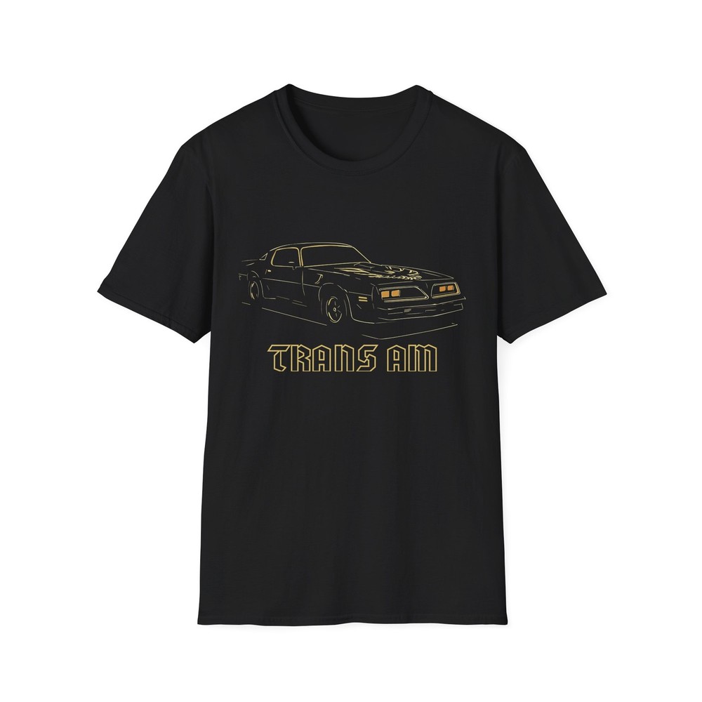 1978 Trans Am Firebird Shirt – Smokey & the Bandit Gold Outline Muscle Tee