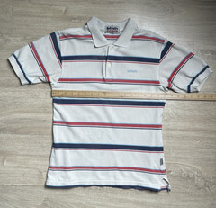Vintage Bitch Skateboards Striped Button Up Polo T Shirt Men’s Size Medium 90S