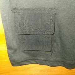 Rue21 Men’s Jersey Straight Hem Black T-Shirt with Pockets Size S NWT
