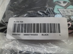 Supreme Alien Tee SS22T63 Black Size L