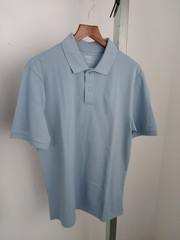 M&S Men’s Ultimate Polo Shirts Size S 3Pcs Bundle Regular Fit Light Blue New