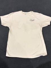 O Neill T Shirt Mens Large Beige Monogram Logo Modern Fit Short Sleeve Crew Neck