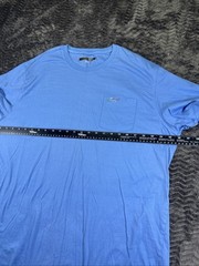Greg Norman T-Shirt Men’s-XXL Chest Pocket Regular Fit Short Sleeve Blue
