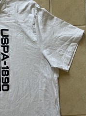 U.S. Polo Assn. Men’s Short Sleeve Crew Neck Pony Logo USPA-1890, sz 3XL White