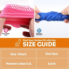 Grip Socks for Women & Men- Non Slip Grippy Sticky Anti Skid Slipper Sock