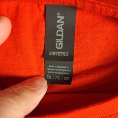 MIGO PREMIUM Red Graphic T-Shirt – Streetwear Cartoon Style Size 2XL Cotton
