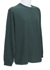 Cremieux Men’s Dark Green Long Sleeve Crew Neck Shirt Size XL
