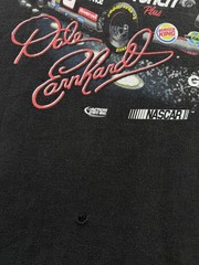 Vintage 90s Dale Earnhardt Jet Black Attack NASCAR Racing T-Shirt XL Distressed