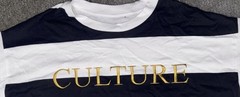 MIGOS – 2018 Embroidered Striped Culture shirt ~Licensed / Never Worn Sz Medium